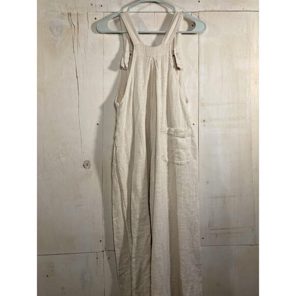 Free People Free-Est Sun-Drenched Overalls Jumpsuit Wide-Leg Slouchy XS 282016 - Picture 7 of 8